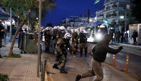 Ντου αστυνομίας στην Νέα Σμύρνη (Μάρτιος 2021)